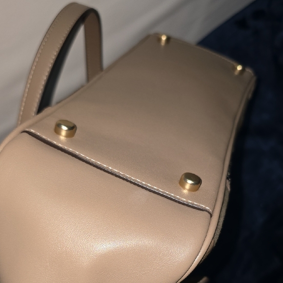 Coach Patchwork Shoulder Bag - Green, Gray, and Brown - Picture 7 of 9